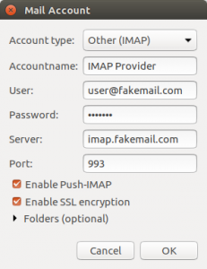 IMAP Setup