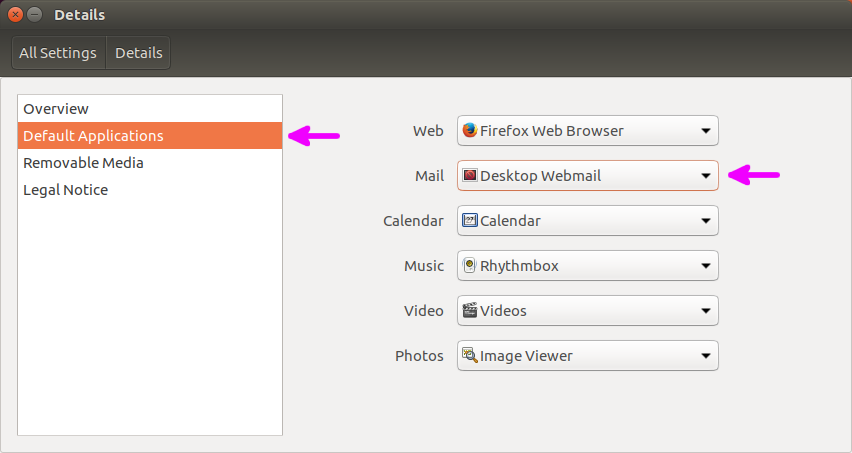 Set Default Mail App